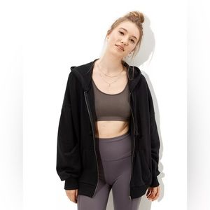 American Eagle Fleece Zip Up Hoodie